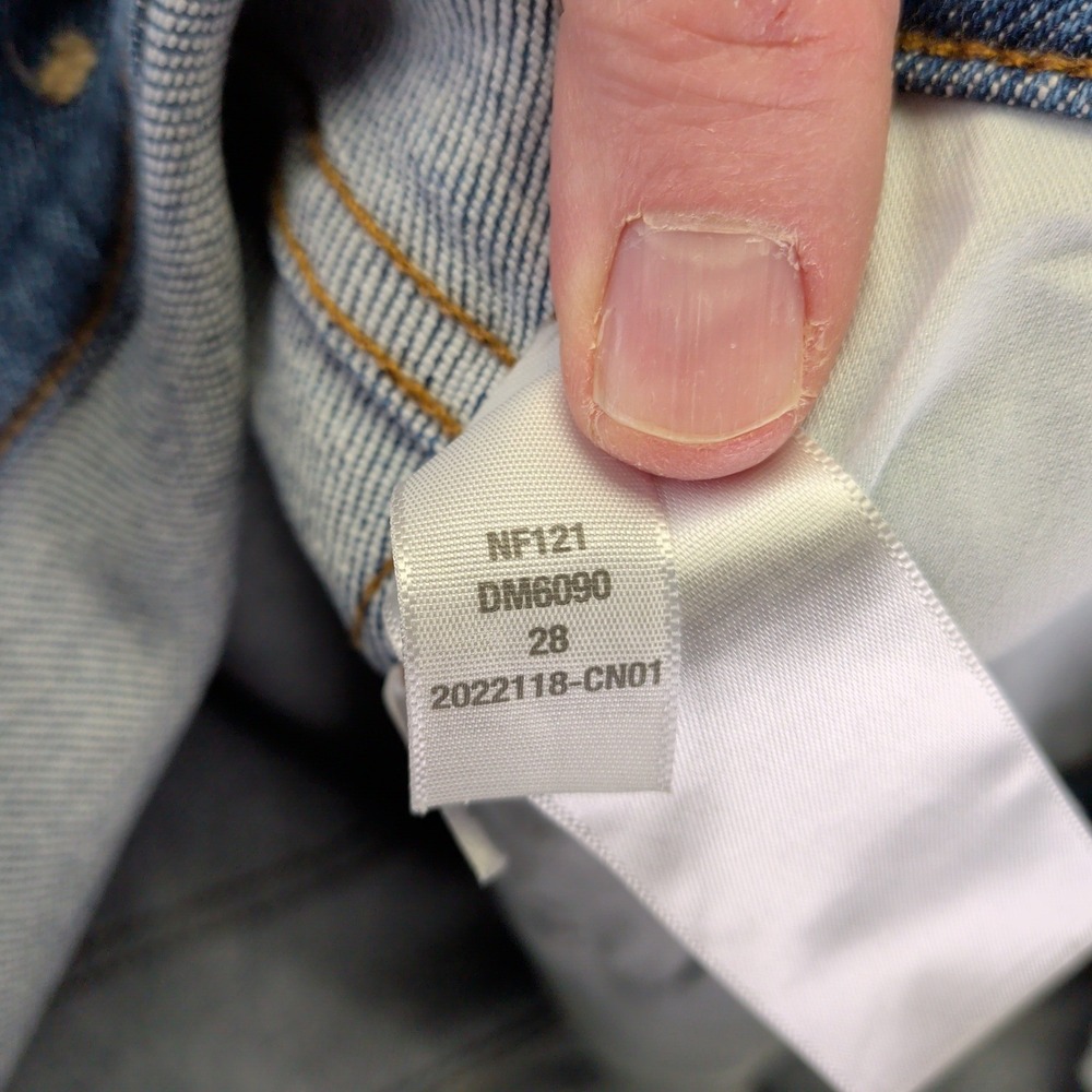 Madewell Stovepipe High-Rise Straight Leg Jeans Blue NF121 Womens 28‎ - Picture 6 of 10